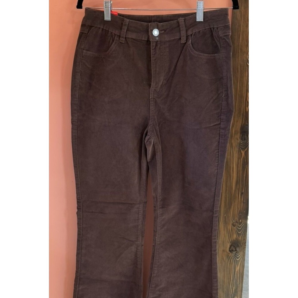Fashion Jeans Denim Corduroy Flare Pants – Size 10 – Brown – NWT – $98 MSRP